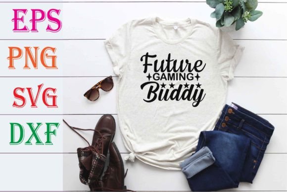 Baby SVG Design: Future Gaming Buddy