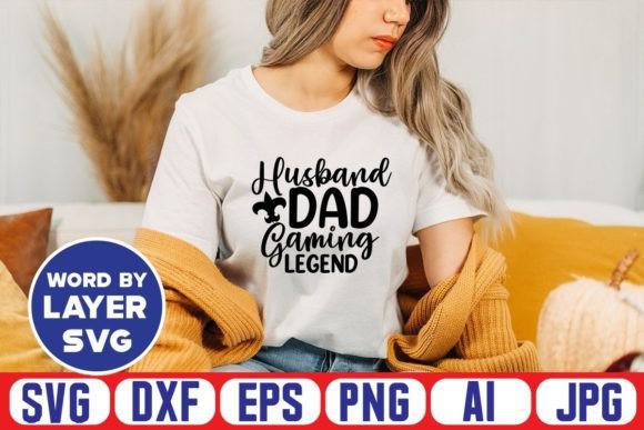 Craft Your Identity: The Husband Dad Gaming Legend SVG Design Explained