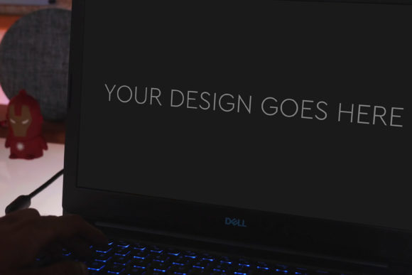Elevate Your Gaming Design Presentations with Gaming Laptop Mockup 07