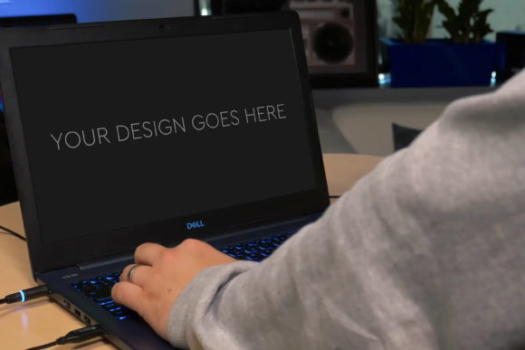 Evaluating Gaming Laptop Mockup 26 for Professional Design Presentation
