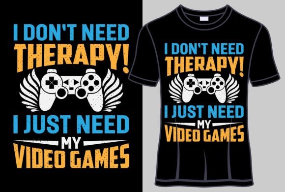 Express Your Gaming Passion with Typography T-Shirt Designs