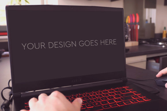 Gaming Laptop Mockup 32: A Strategic Asset for Visual Presentations
