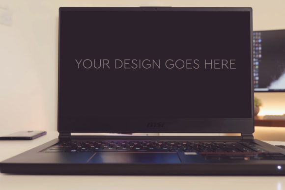 Gaming Laptop Mockup 52: The Ideal Design Presentation Tool