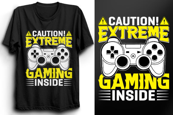 Gaming T-Shirt Design 73: Your Ready-to-Use Digital Art File