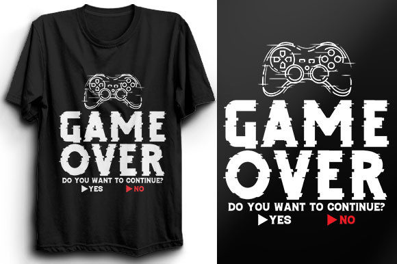 Gaming T-Shirt Design 74: More Than Just a Digital File