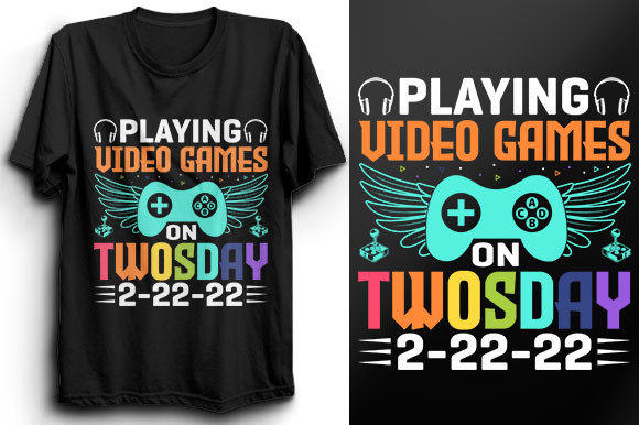 Gaming T-Shirt Design 90: Crafting Digital Identity for Players and Creators