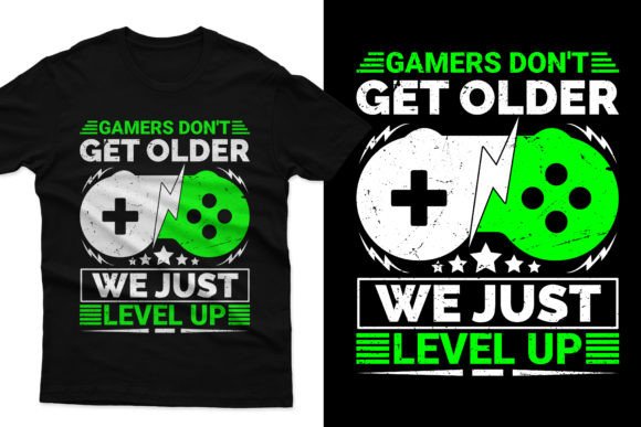 Gaming T-Shirt Design with Controller: A Complete Print-Ready Asset