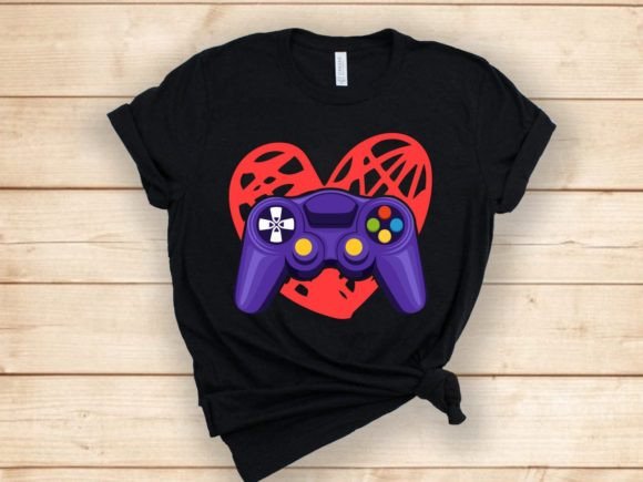 Integrating the Love Gaming T-Shirt Design into Your Creative and Commercial Workflow