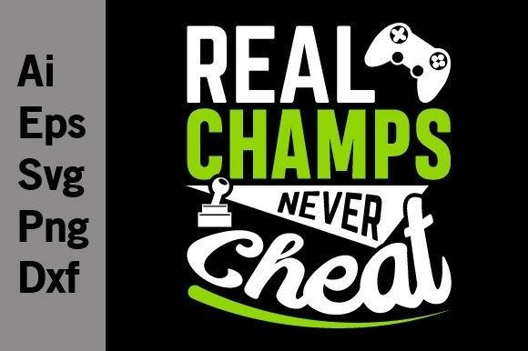 Real Champs Never Cheat: A Bold Gaming Font for Authentic Brands
