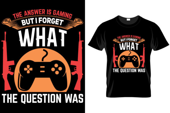 The Answer Is Gaming T-Shirt: A Trend-Driven Design