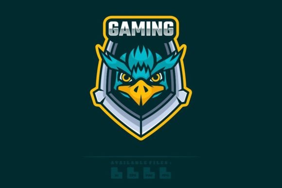 The EAGLE GAMING Logo Template: Design Freedom for Gamers & Creators