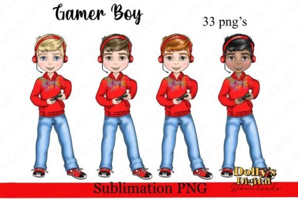 The Ultimate Customization Toolkit: Unpacking the Gamer Boy in Red PNG Gaming Character Bundle