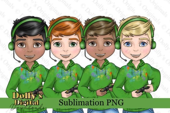 Your Guide to the Gamer Boy PNG Character Bundle